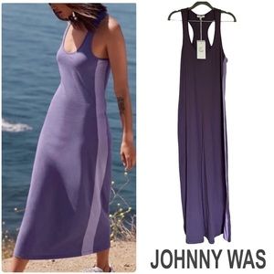 JOHNNY WAS Calme Maxi Dress Racer Back